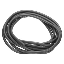 PATIKIL 3/8 Inch x 16.4 Feet Backer Rod, Hard Solid Nitrile Rubber Rope Caulk Crack Gaps Joint Filler Weather Stripping for Home Construction, Industrial Equipment Gasket DIY，Black