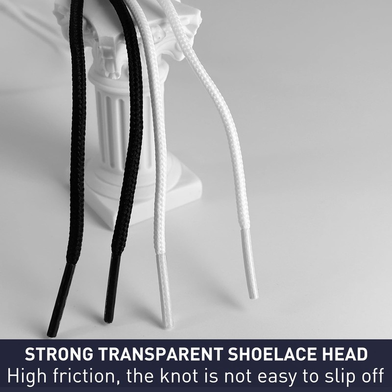 NDTEZUGT Polyester Golf Shoelaces for FootJoy Golf Sports Shoe, 3/32‘’(2.5mm)