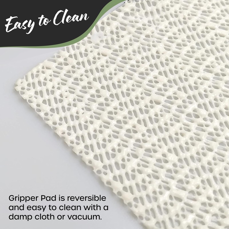 Nevlers 84"x22" White Couch Cushion Grip Pad | Durable PVC