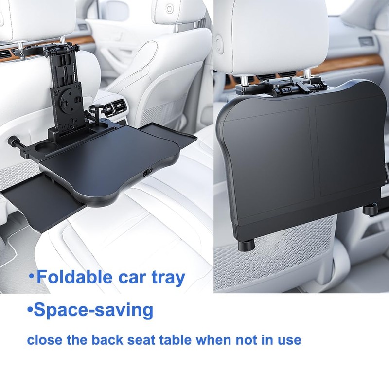 FANXIN Car Back Seat Tray with Extendable Table, Car Desk