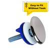 HOME CENTRE Chrome Kitchen Sink Tap Hole Blanking Plug 50mm