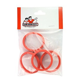 Game Room Guys Pinball Flipper Rubber - Red - Set of 4