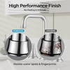 FORIOUS Widespread Bathroom Faucets Polished Chrome, 3 Hole Faucet for