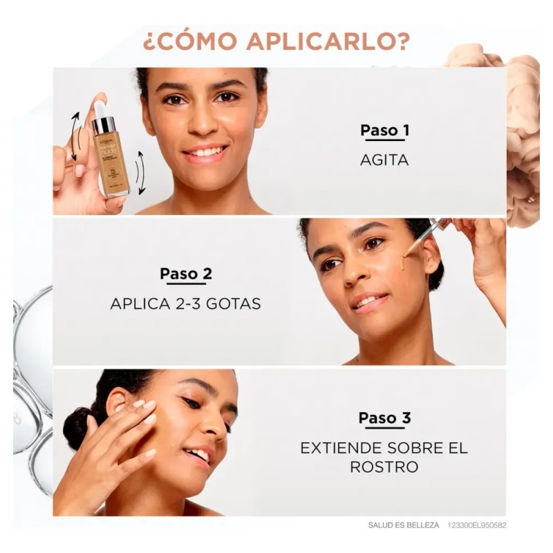 Base L'oréal Con Color True Match Tono 5-6 Medium Tan