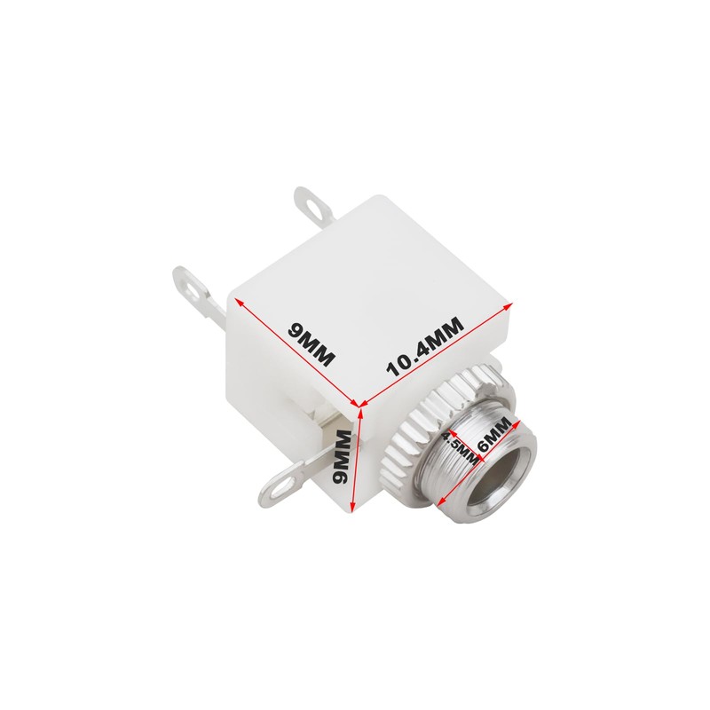 EMSea 20pcs 3.5mm Mono Miniature Jack Socket with Switch Central