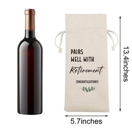 Farewell Gifts for Coworkers Moving Away Gifts for Friends Coworker Leaving Gifts for Women Retirement Gifts for Women Men New Beginnings Gifts for Women Men New Chapter Wine Bag