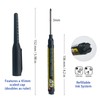 NORXUAZE 2pcs black Long Nib Deep Hole Marker Pen -