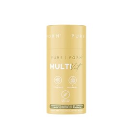 Pure Form MultiVit - Suplemento Multivitaminico en Cápsulas con Vitaminas y Minerales | 90 cápsulas de 800 mg | 45 porciones