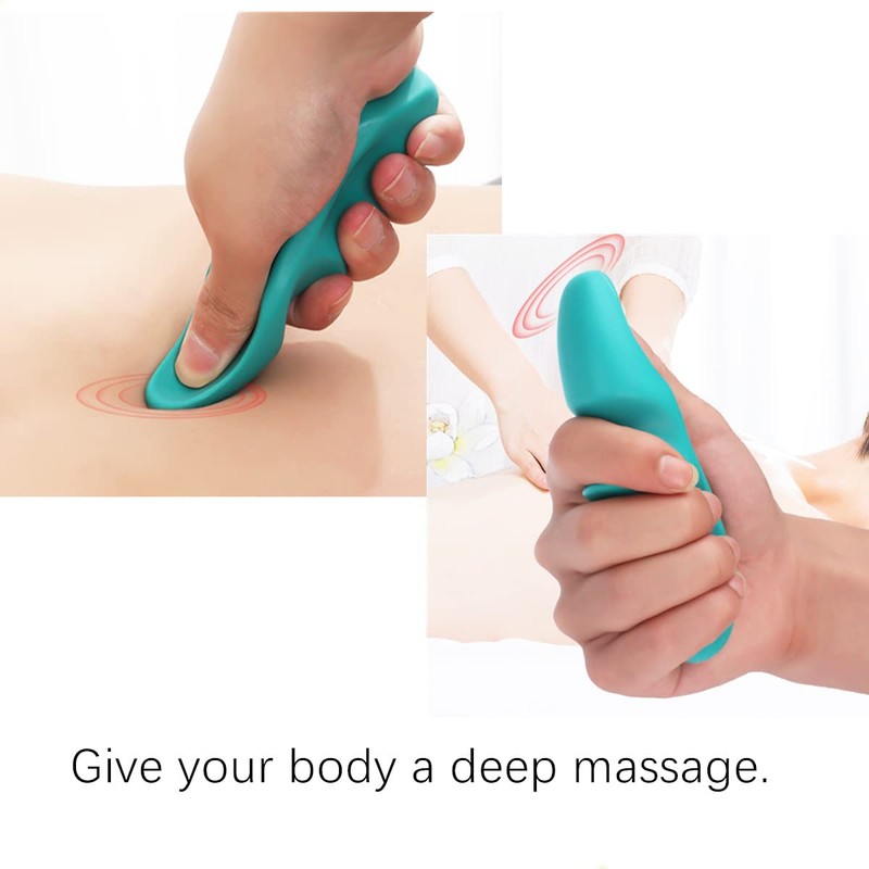 AISIBO Deep Tissue Massage Tool, 2PCS Thumb Massager, Deep Tissue
