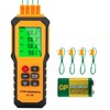 YZTMETER 4-Channel K-Type Temperature Thermometer with LCD Backlight Measurement Range-