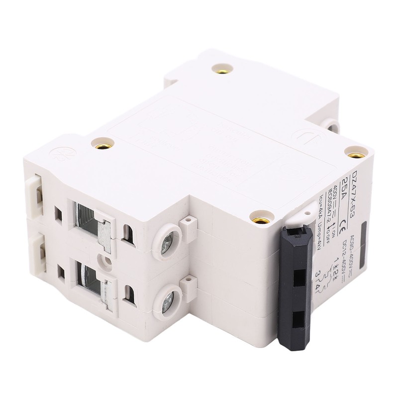 AC DC Miniature Circuit Breaker 2P 25A 400V DIN Rail