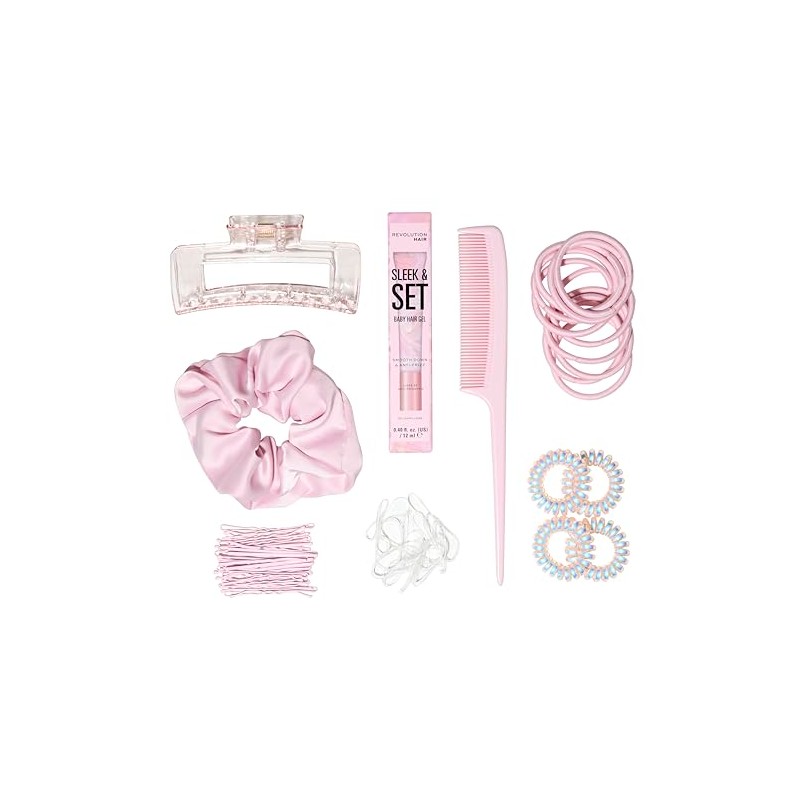 Revolution Hair Sleek & Set Styling Gift Set, All-in-One Styling