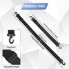 2pcs Ski Boot Carrier Strap with 360 Degree Buckle, Adjustable