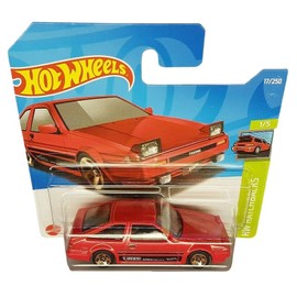 Hot Wheels - Toyota AE86 Sprinter Trueno - HW Hatchbacks 1/5 - HCW77 - Short Card - Red - Mattel 2022