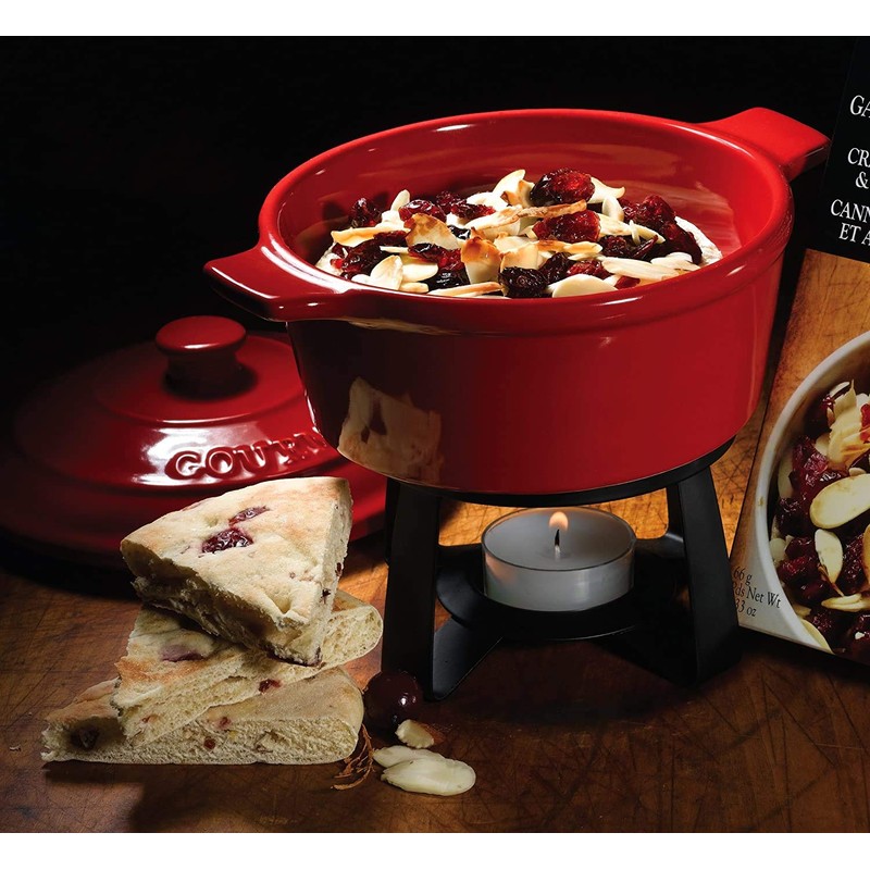 Gourmet du Village, Caquelon Pour Brie - 2 Piece Ceramic