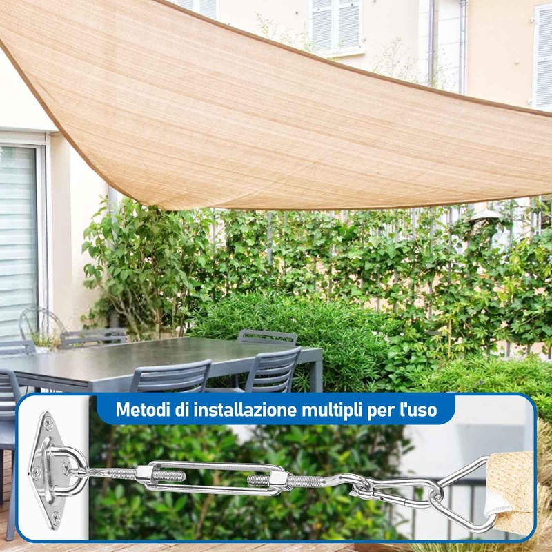 M5 Awning Mounting Accessories, Awning Triangular Mounting Set, Awning Stainless