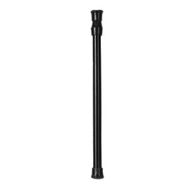 Acouto Barra de cortina con muelle de tensión Barra de cortina telescópica con muelle de acero al carbono para Utensilios de Cocina Baño Armario (25‑40cm)