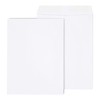 Staples Gummed Catalog Envelopes, 9-inch L x 12-inch H, White,