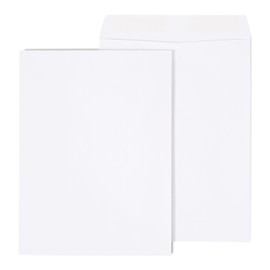 Staples Gummed Catalog Envelopes, 9-inch L x 12-inch H, White, 500/Carton (ST486949R-CCVS)
