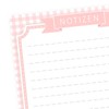 nikima Schönes für Kinder - A5 Notepad Vichy Chequered Pink