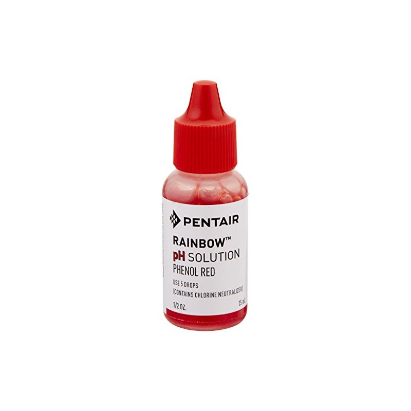 Pentair R161018 pH Solution Phenol Red with Chlorine Neutralizer, 1/2-Ounce