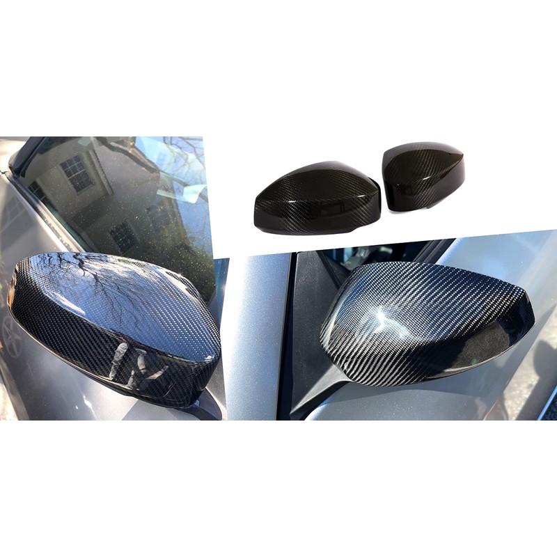 Acdeyaca 350Z Real Carbon Fiber Side Mirror Caps, Door Mirror