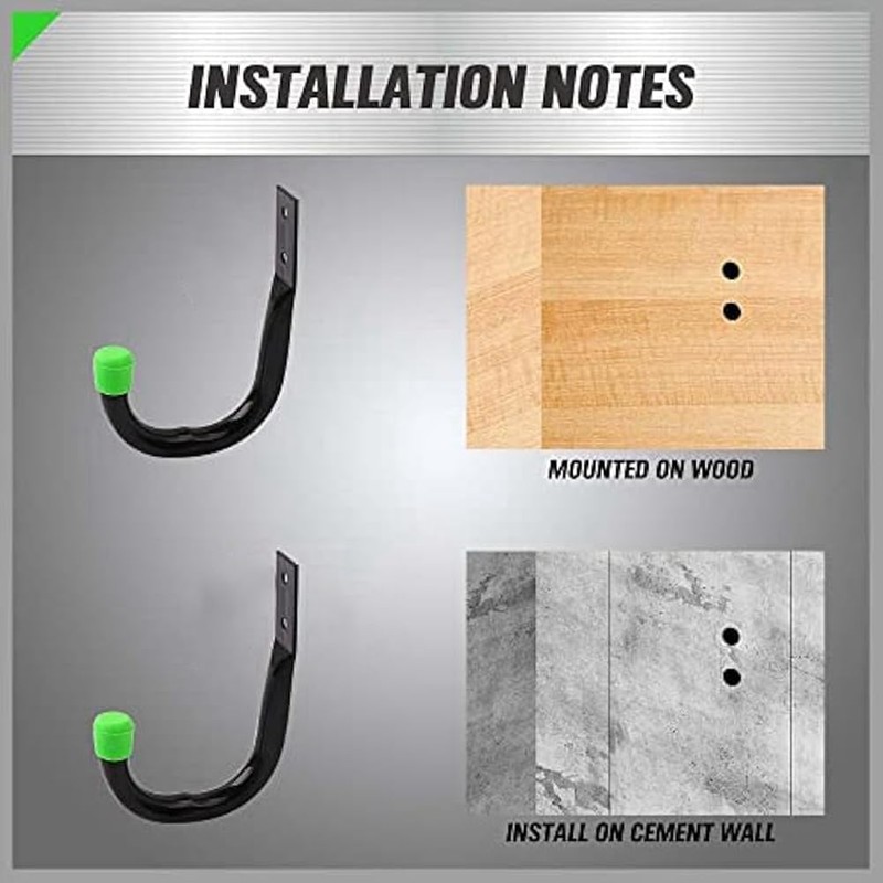 ZENWORYS 12pcs Heavy Duty Garage Storage Utility Hooks, Utility Hooks