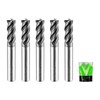 SHAPPRO 5/16 Inch Shank Carbide Square End Mill, 4 Flute