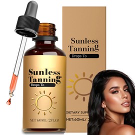 Sunless Tanning Drops, 2025 New Enhances Natural Tan & Moisturizes Skin, Natural and Fast Tanning for all Skin Types - 60ml