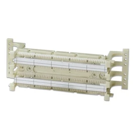 Leviton 41AB2-1F4 GigaMax 5E 110-Style Wiring Block, Wall Mount with Legs Kit, Cat 5E with C4S, 100-Pair