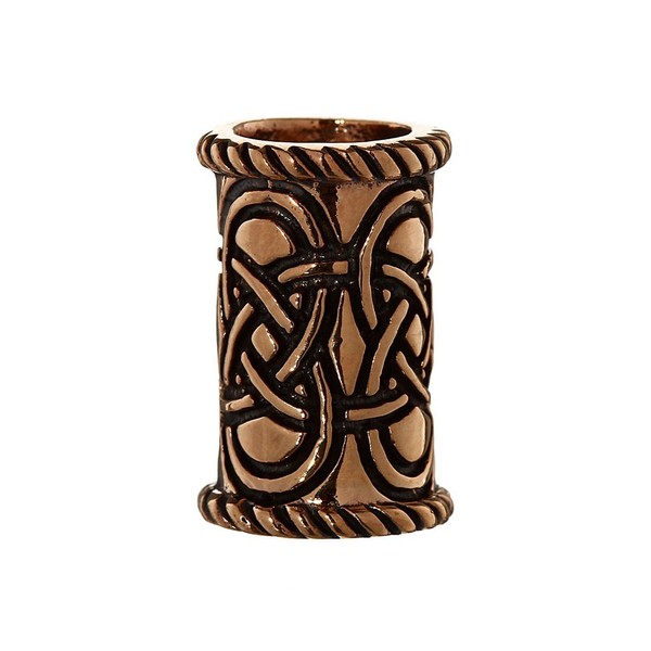 NKlaus Beard Hair Bead Hair Jewellery Celtic Magic Long Bronze