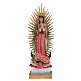 ICE ARMOR 12" H Our Lady of Guadalupe Statue Virgin of Guadalupe Holy Figurine Religious Decoration