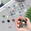 24-Piece Gemstone Set, Polished Tumbled Stones for Children and Collectors