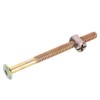 Pack of 10 Furniture Screws M6 Carbon Steel with Barrel