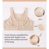 HACI Front Closure Posture Bra for Women Back Support Wirefree