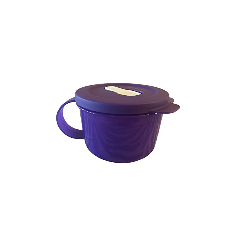 Tupperware Crystalwave Microwave Soup Mug 16 Oz Lavender Purple
