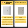 Garvee 16x12x8'' Nema 4X Carbon Steel Electrical Enclosure IP66 Wall
