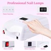 BOMOQING Professional UV LED Nail Lamp, Cordless Rechargeable UV Light