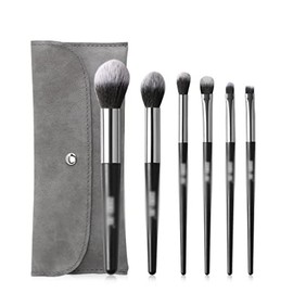 Cepillos de maquillaje 6 piezas Conjuntos con bolsa belleza Beauty Eyevesplaw Cowebrow Blush Powder Foundation Cosmetics Make Up Herramientas cepillo 