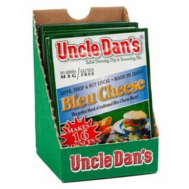 Uncle Dan's Bleu Cheese | Singles Case – 12 Count (Pack of 1)