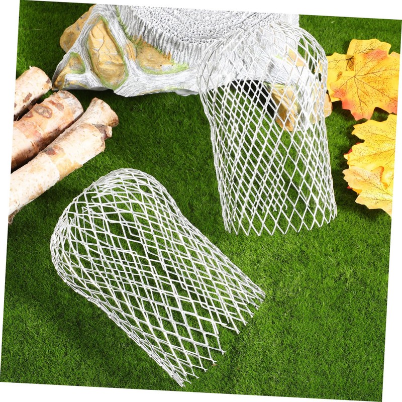 Mipcase 8 Pcs Downspout Filter Gutter Cover Flexible Aluminum Leaf