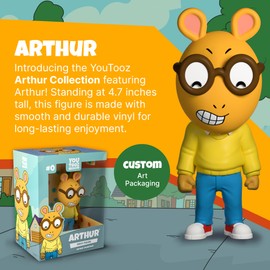 Youtooz Arthur Vinyl Action Figure, 4.8" Aardvark Arthur Reed, Based on Famous Animated TV Series