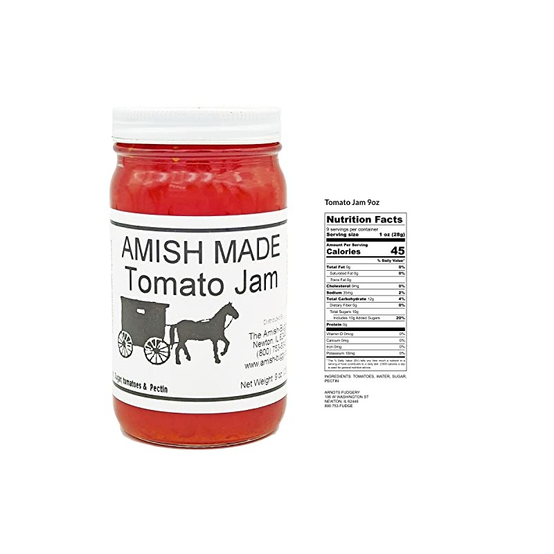 Amish Jam - 8 Oz Jar - Qty 3 (Tomato)
