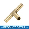 A ABSOPRO Brass Hose Barb Fitting Universal 8mm 3 Way