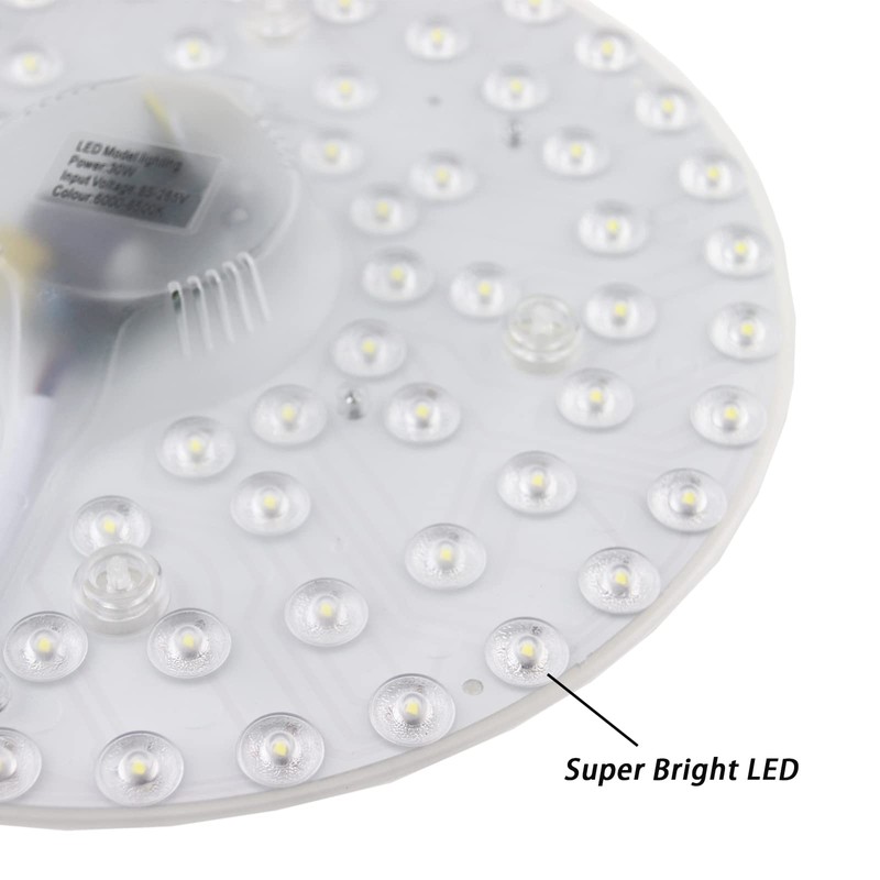 REXTiN 2packs 10" 30W LED Light Engine,Retrofit Light Kit 85-265V