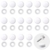 INCREWAY 100pcs Screw Covers, Plastic Screw Cap, Plastic Screw Cover,