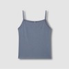 JAJU [JAJU] Yeo Pointelle Sleeveless Lounge T-Shirt_Blue Grey
