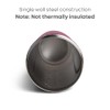 SmartShake Reforce Rosa Botella Mezcladora de Acero Inoxidable 900 ml,
