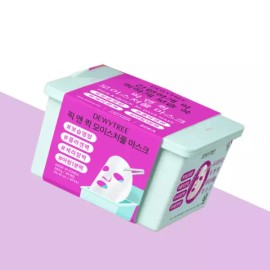 Dewtree 듀이트리 픽앤퀵 모이스처풀 뽑아쓰는 마스크 30매 대용량 1일1팩 수분 보습 탄력 DewTree Pick and Q Moistfull Mask Sheet 30pcs Large Capacity 1-Day 1-Pack Hydrating Elasticity