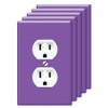 WIRESTER Duplex Outlet Cover Wall Plate/Switch Plate - Solid Orchid